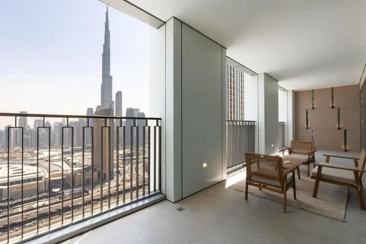 Luxury Burj & Fountain View 3 Bedroom Apartment Dubaj 0*,